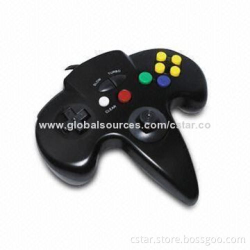 Joypad/Joystick with Dual-analog and Vibration Feedback, Available in Black Color